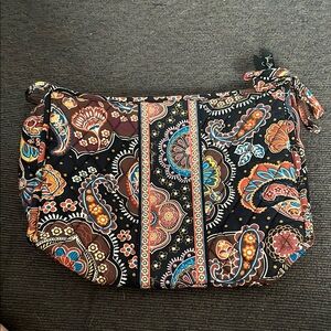 Vera Bradley Colorful Cosmetic Bag with Paisley and Floral Design